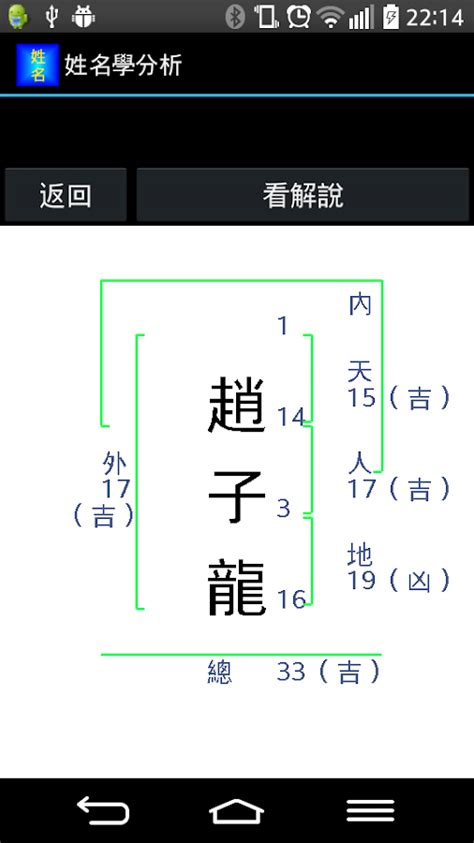 姓名學分析免費